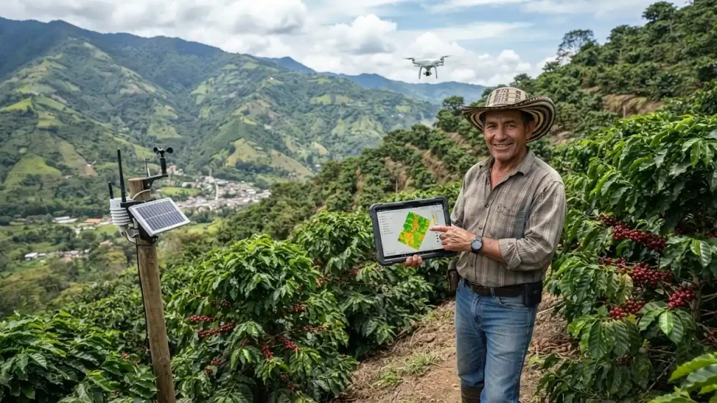 agricultura de precisión con IA en Colombia