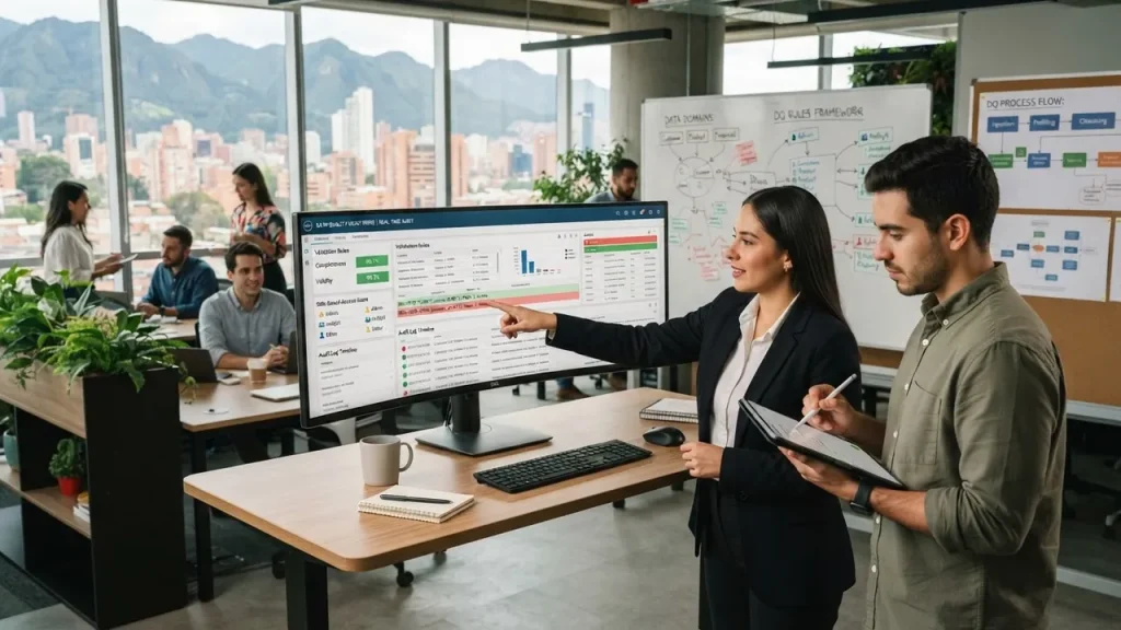 gobernanza de datos para automatización con IA en empresas c