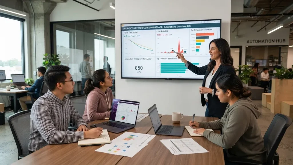 KPIs de automatización de backoffice con IA en Colombia