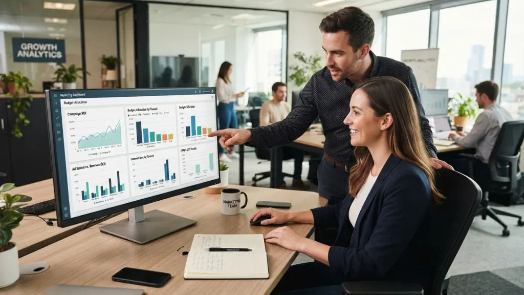 optimización del presupuesto publicitario con agente IA de m